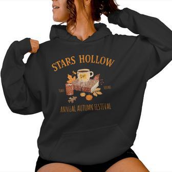 Stars Hollow Annual Autumn Festival Book Fall Bookish Women Hoodie - Thegiftio UK