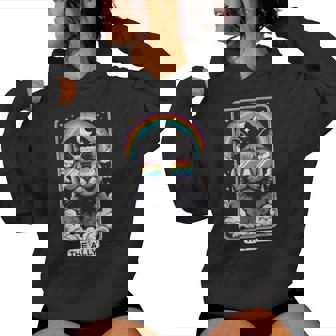 Gay Pride Month Cat Card The Ally Lgbtq Rainbow Women Women Hoodie - Monsterry