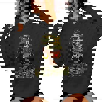 Gemini Queen Camouflage Black Woman Cap Zodiac Sign Women Hoodie | Mazezy