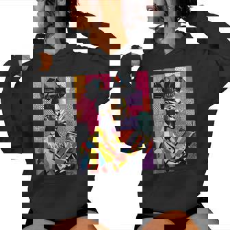 Geometric Black History Educated Reading Book Melanin Women Hoodie - Monsterry