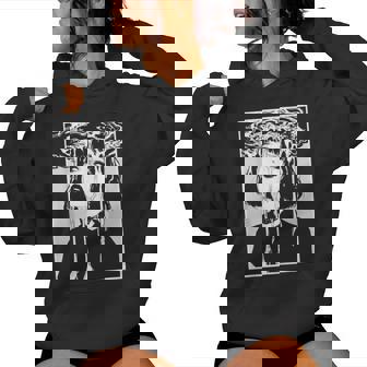 Ghoul Girl Trippy Horror Creepy Goth Grunge Edgy Harajuku Women Hoodie - Thegiftio