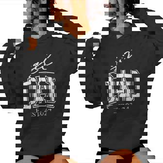 Girl Dad Est 2024 Dad Of Girls Father's Day Women Hoodie - Thegiftio UK