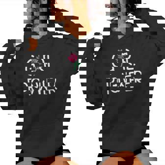 Girl Power Es Fuertes E Independientes Igualdad Chicas Sudadera con capucha para mujer - Regaloses