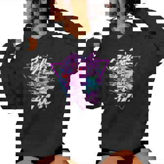 Girls Just Wanna Have Fun 1980S Eighties Costume Party レディースパーカー - Kawaiitshirt