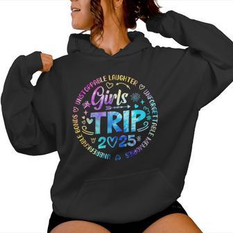 Girls Trip 2025 Friends Weekend Sisters Vacation Matching Women Hoodie - Thegiftio UK
