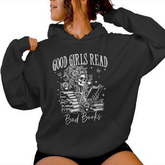 Good Girls Read Bad Books Smut Reader Dark Romance Women Hoodie - Thegiftio UK