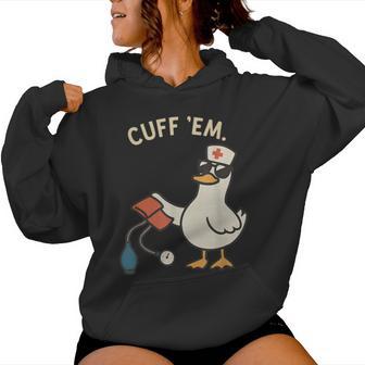 Goose Nurse Er Nurse Rn Nurse Cuff Em Nurse Practitioner Women Hoodie - Thegiftio UK