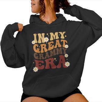 In My Grammy Era Baby Announcement Grandma Mother's Day Women Hoodie - Thegiftio UK