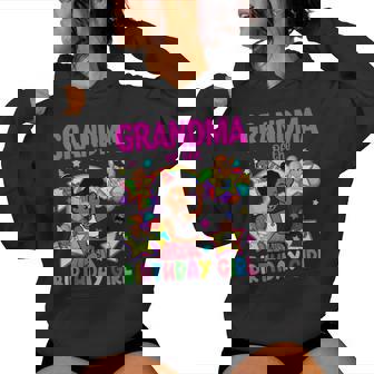 Grandma Of Birthday Girl Gracie Birthday Dolls Girl Party Women Hoodie | Mazezy