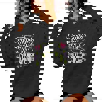 Grandmas Gone Wild Wine Partying Drinking Women Hoodie - Thegiftio UK