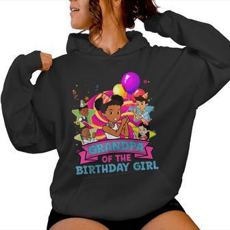 Grandpa The Birthday Girl Party Pink Doll Family Decorations Women Hoodie - Thegiftio UK