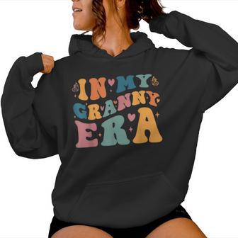 In My Granny Era Baby Announcement For Grandma Mother's Day Women Hoodie - Thegiftio UK