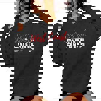 Graphisme De Couple Assorti À La Danse Swing De La Wcs West Coast Sweat à capuche femme - Cadeauxyz