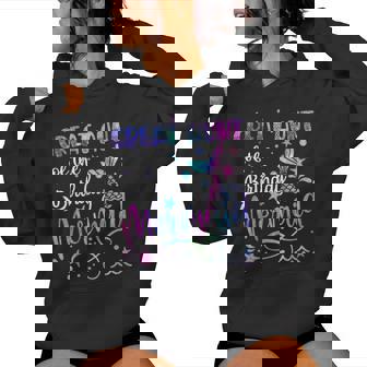 Great Aunt Of The Birthday Mermaid Matching Family Mother's Women Hoodie - Thegiftio UK