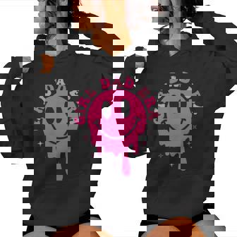 Groovy In My Dad Girl Era Dad Fathers Day 2 Sided Women Hoodie - Monsterry