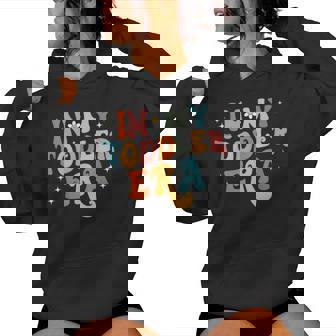 Groovy En La Era De Mi Niño Pequeño Sudadera con capucha para mujer - Regaloses