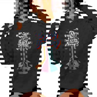 Groovy Feeling Retro Années 70 Psychédélique Esthétique Sweat à capuche femme - Cadeauxyz