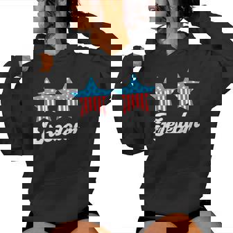 Groovy Freedom 4Th Of July Matching Couples Women Hoodie | Mazezy