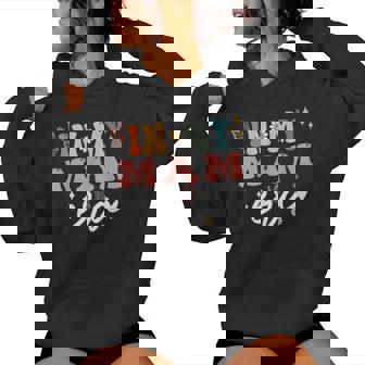 Groovy In My Mam Era Women Hoodie | Mazezy