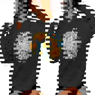 Groovy Memaw Retro Flowers Mother's Day Grandma Women Hoodie - Monsterry