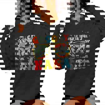 Groovy Nana Retro Matching Family 70S Grandma Women Hoodie - Thegiftio UK