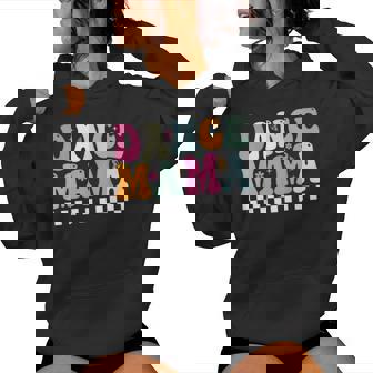 Groovy Retro Dance Mama Mom Life Dancer Women Hoodie - Monsterry