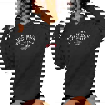 Gulf Of Mexico Est 1550 Retro Vintage Athletic For Women Women Hoodie - Monsterry