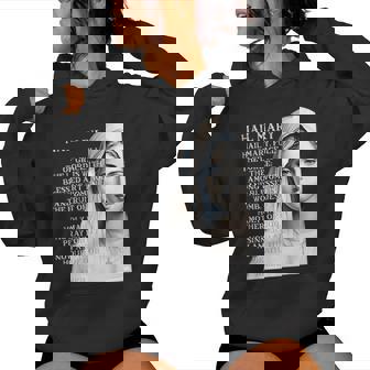 Hail Mary Blessed Mother ロザリオの祈り レディースパーカー - Kawaiitshirt