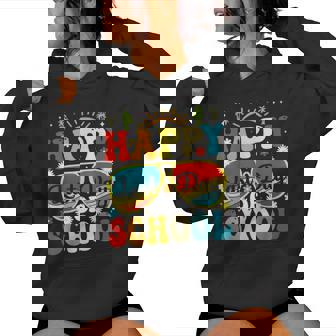 Happy Last Day Of School Teacher Students Retro School Women Hoodie - Thegiftio