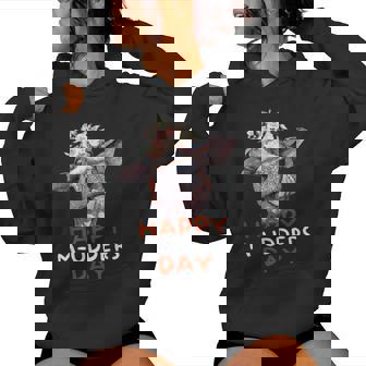 Happy M-Udders Day Cow Heifer Farmer Mother's Day Women Hoodie - Thegiftio