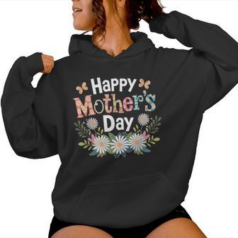 Happy Mother's Day 2025 Cute Daisy For Mom Grandma Women Hoodie - Thegiftio UK