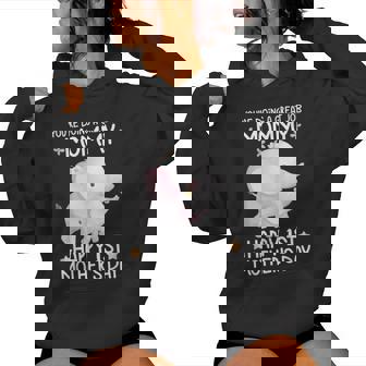 Happy Mother's Day You're Doing A Great Job Mommy Elephant Women Hoodie - Monsterry