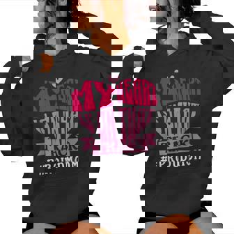 My Heart Is On That Track Mom Track And Field Mom Women Hoodie | Mazezy