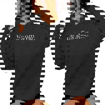 He's Golfing Golfing Season Golfing Mom Golfer Wife Women Hoodie | Mazezy