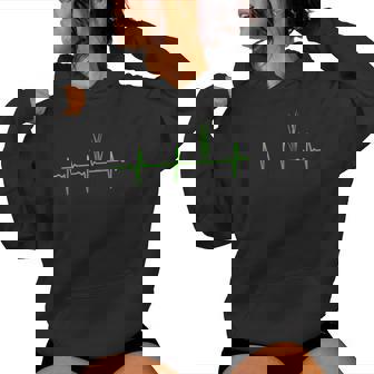 Hierbas Latido Del Corazónegano Heartbeat Planta Árbol Sudadera con capucha para mujer - Regaloses