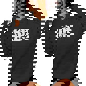 Hope Romans 15 13 レトロ グルービー 面白い クリスチャン 信仰 聖書 J レディースパーカー - Kawaiitshirt