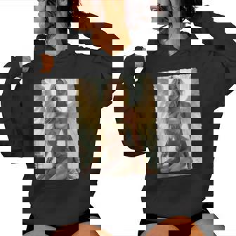 Hot Girl On 男性用 セクシーな天使の座り グランジ レディースパーカー - Kawaiitshirt