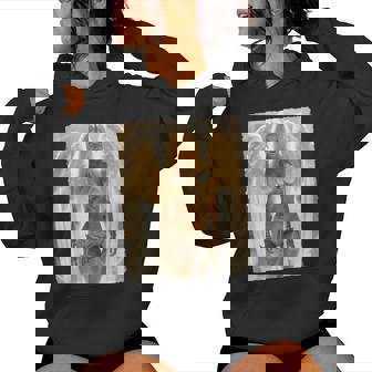 Hot Girl On 男性用 セクシー ブロンド エンジェル ガール ピンナップ レディースパーカー - Kawaiitshirt