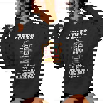 Humour Jackpot Jeux Machine Àous Je Peux Pas J'ai Casino Sweat à capuche femme - Cadeauxyz