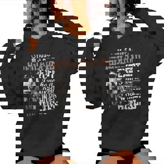 I'm Just A Regular Dad Horse Riding Dad Daughter Fathers Day Women Hoodie - Monsterry
