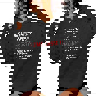 Je Me Casse Idée Départ Collègue De Travaille Humour Sweat à capuche femme - Cadeauxyz