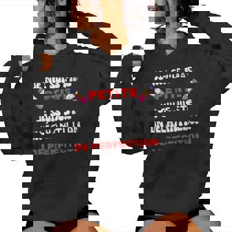 Je Ne Suis Pas Petite Perfection Humour Sarcasme Sweat à capuche femme - Cadeauxyz