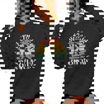 J'peux Pas J'ai Bowling Humour Cadeau Joueur De Bowling Sweat à capuche femme - Cadeauxyz