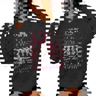 Juillet 2005 Cool Cadeau Anniversaire 20 Ans Pour Filles Sweat à capuche femme - Cadeauxyz