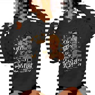 July Is My Birthday African American Woman Birthday Queen Women Hoodie - Thegiftio