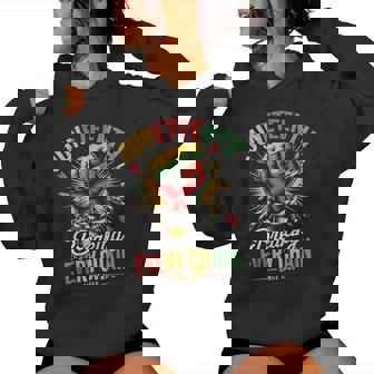 June 19Th Celebration For Junenth 1865 Freedom Women Hoodie - Monsterry