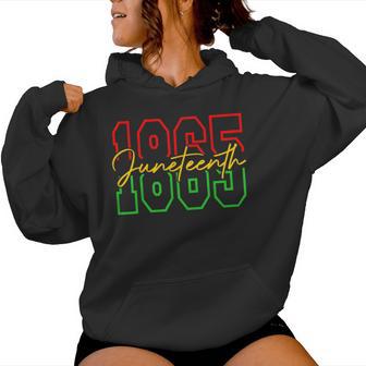 Junenth 1865 June 19Th 1865 Freedom Day Women Hoodie - Thegiftio