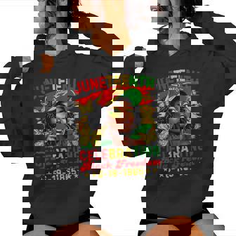 Junenth Celebrating Black Freedom 1865 African Women Women Hoodie - Monsterry