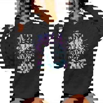 Just A Girl Who Loves Her Mama Mother Son And Daughter Love Women Hoodie | Mazezy