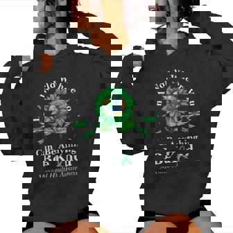 Be Kind Green Ribbon Sunflower Mental Health Awareness Women Hoodie | Mazezy
